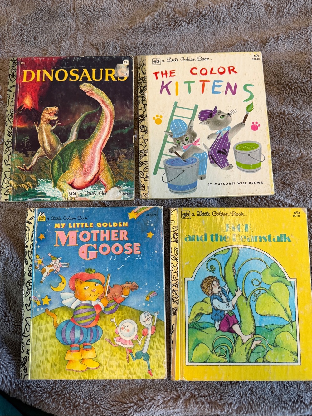 The Little Golden Book story books set of 4